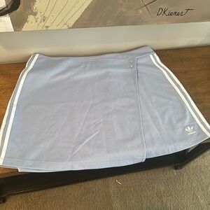 Adidas Sky Blue Skirt with White Accents